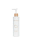 White bottle of Promise face wash with a pump on a white background