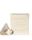 Tea package with tea bags and a box labeled 'Promise' on a white background